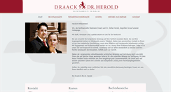 Desktop Screenshot of draack-herold.de