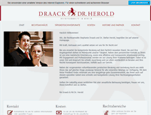 Tablet Screenshot of draack-herold.de